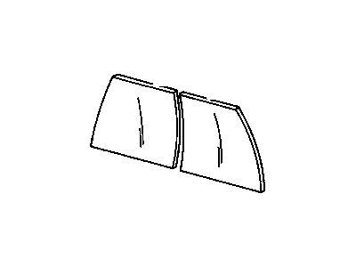 Chevy 15692192 Glass