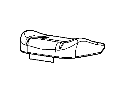 GMC 19122122 COVER,PASSENGER SEAT CUSHION(PEWTER)