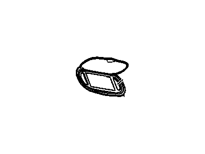 GM 15855081 Vanity Mirror 15855081 GM Vanity Mirror Illustration 1 of 1