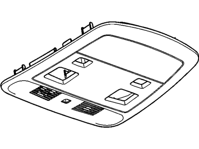 15876720 GM Console, Overhead Console Illustration 1 of 1