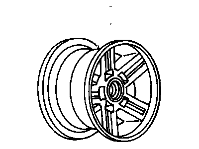 Chevy 10121085 Wheel, Alloy
