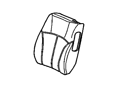 Chevy 89043490 COVER,REAR SEAT BACK(CASHMERE)