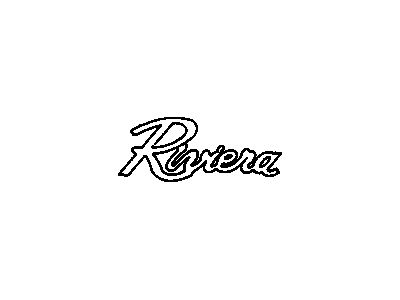 Buick Riviera Emblem - 20378516