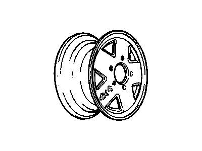 GMC Jimmy Spare Wheel - 12350206