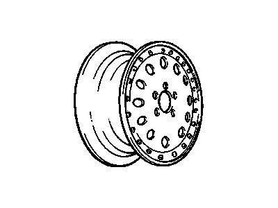 Chevy S10 Spare Wheel - 12353405