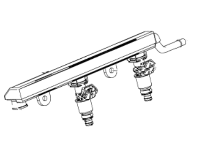 Saturn 12581323 Fuel Rail