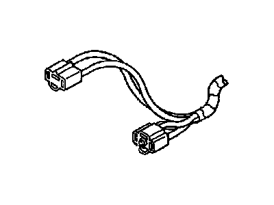 12110753 GM Connector, Electronic Brake Control, Black, Rear Illustration 1 of 1