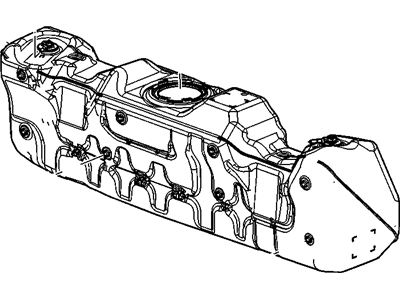 Chevy 25901689 Fuel Tank