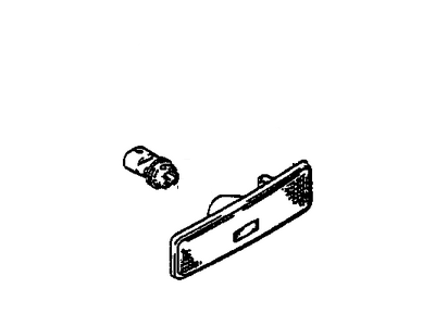 GM 96058525 Marker Lamp 96058525 GM Marker Lamp Illustration 1 of 1