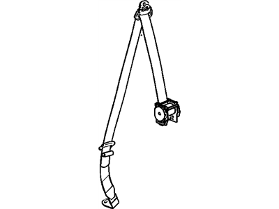 Chevy 15290143 Belt & Retractor