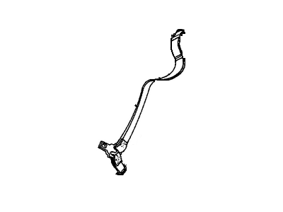 Chevy 12500491 BELT KIT,DRIVER SEAT (RETRACTOR SIDE)(RED)(TYPE 9)
