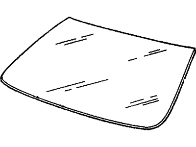 Cadillac 20726572 Glass