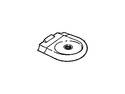 Cadillac 3539985 PANEL,REAR COMPARTMENT SPARE WHEEL STOWAGE COVER