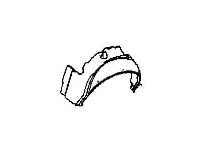 Pontiac T1000 Fender Splash Shield - 363077