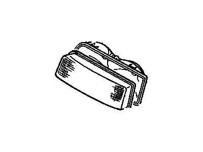 Chevy 16515243 Lens & Housing