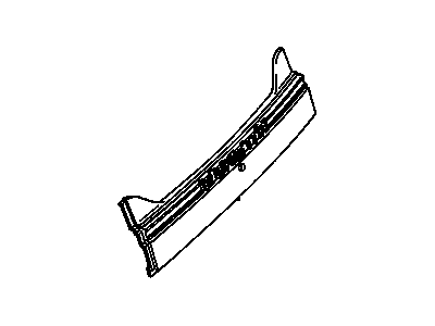 GM 5977386 Applique, Rear 5977386 GM Applique, Rear Illustration 1 of 1