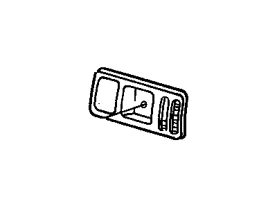 GM 10261578 Lock Switch, Passenger Side 10261578 GM Lock Switch, Passenger Side Illustration 1 of 1