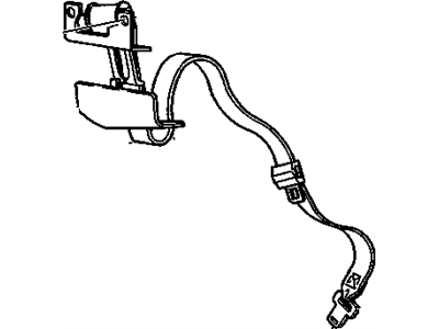 Chevy 12543551 Seat Belt Assembly