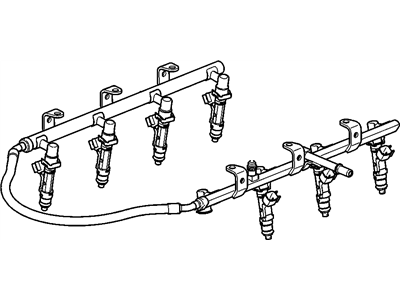 Cadillac Fuel Rail - 12598840