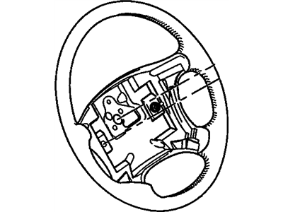 Oldsmobile Achieva Steering Wheel - 16759428