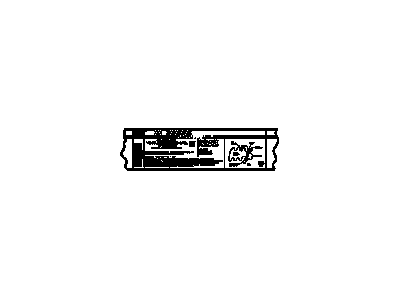 Chevy 20939473 LABEL,BATTERY WARNING(PORTUGUESE)
