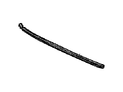 475762 GM Rear Molding Illustration 1 of 1