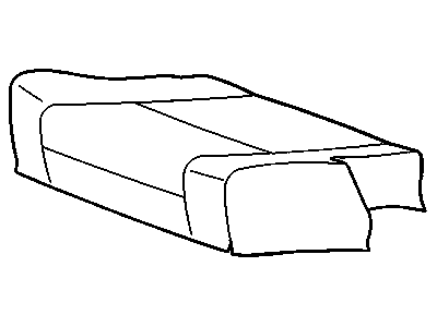 Chevy 25887862 COVER,REAR SEAT CUSHION(EBONY)