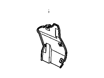 GM 10221155 Heat Shield 10221155 GM Heat Shield Illustration 1 of 1