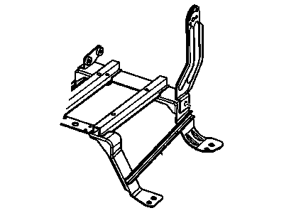Chevy 88941240 RISER,REAR SEAT(BLACK)