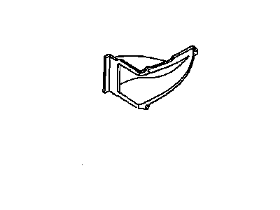 GM 3035292 Evaporator Core Seal 3035292 GM Evaporator Core Seal Illustration 1 of 1