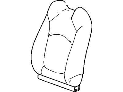 GMC 20908768 COVER,DRIVER SEAT BACK(CASHMERE)