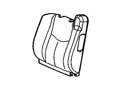 GMC 88936483 COVER,PASSENGER SEAT BACK(GRAPHITE)