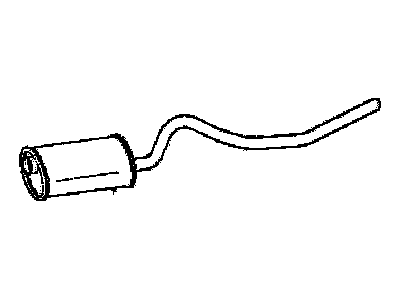 Oldsmobile Cutlass Calais Muffler - 22526205