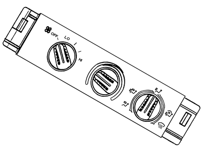 GMC C1500 Blower Control Switches - 16192099