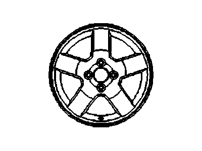 Chevy 95905459 WHEEL,ALUMINUM(ALUMINUM)
