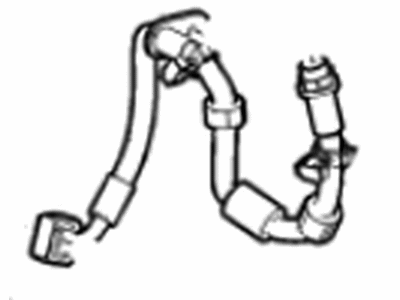 Chevy 84199638 HOSE,FRONT BRAKE(INCLUDES 16,17)(MOD W/WHEEL SPEED SENSOR CLIP)
