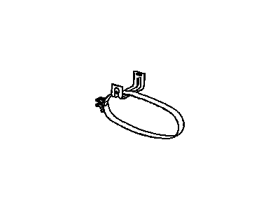 21013123 GM Strap, Exhaust Muffler/Resonator Illustration 1 of 1