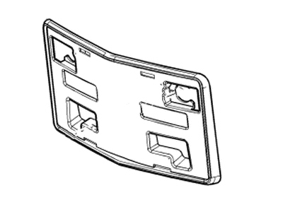 Chevy 23278407 ATTACHMENT KIT,FRONT LICENSE PLATE BRACKET(INCLUDES 2,5)