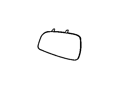Chevy 20833413 MIRROR,OUTSIDE REAR VIEW (REFLECTOR GLASS & BACKING PLATE)(PART OF 3)