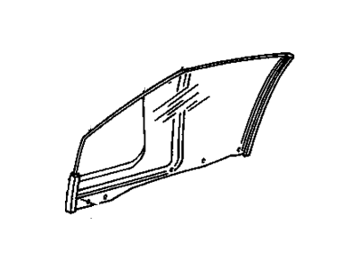 Buick 3529818 Door Glass