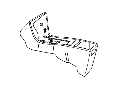 Chevy 10263816 Console Body