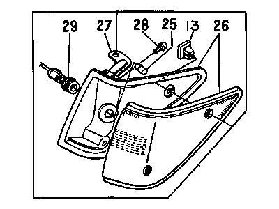 Chevy 94401207 Marker Lamp