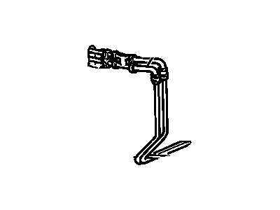 Chevy 15954114 PIPE,HEATER INLET & OUTLET(NOT APPLICABLE AFTER 1994)