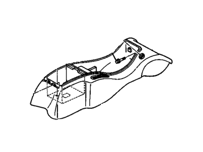 Pontiac 16754489 Console Assembly