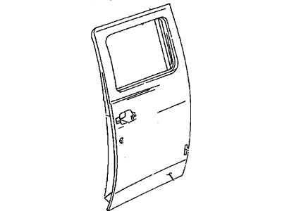 Chevy 15966412 Door Shell