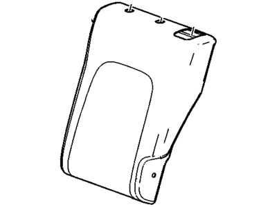 Chevy 94509758 COVER,REAR SEAT BACK(BLACK)