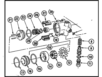 Oldsmobile Power Steering Pump - 26025515