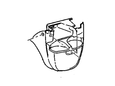 GM 15020418 Extension, Instrument Panel, Lower 15020418 GM Extension, Instrument Panel, Lower Illustration 1 of 1