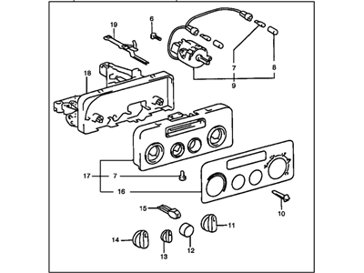 Chevy 94859327 Heater Control