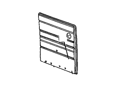 Chevy 15998759 Door Trim Panel